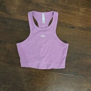 **SOLD** ALO Yoga Purple Crop Top